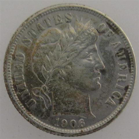 1906 Barber Dime